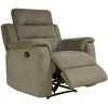 VENTE-UNIQUE.COM Fauteuil Relax Microfibre SIMONO - Taupe - Taupe