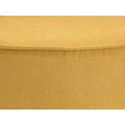 VENTE-UNIQUE.COM Petit Fauteuil Crapaud SAVEA En Tissu - Jaune - Jaune -Pas Cher Fauteuil Magasin 55883332 4