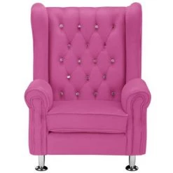 VENTE-UNIQUE.COM Fauteuil Pour Enfant En Tissu IDOLE - Rose - Rose 11 VENTE-UNIQUE.COM Fauteuil Pour Enfant En Tissu IDOLE - Rose - Rose -Pas Cher Fauteuil Magasin 55883886 5