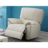 VENTE-UNIQUE.COM Fauteuil Relax électrique En Cuir MARCIS - Ivoire - Ivoire -Pas Cher Fauteuil Magasin 55883900 1