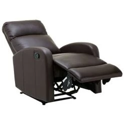 VENTE-UNIQUE.COM Fauteuil Relax En Simili ISAO - Marron - Marron Chocolat 11 VENTE-UNIQUE.COM Fauteuil Relax En Simili ISAO - Marron - Marron Chocolat -Pas Cher Fauteuil Magasin 55883983 5