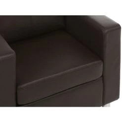 VENTE-UNIQUE.COM Fauteuil En Simili ACKLEY - Marron - Marron Chocolat -Pas Cher Fauteuil Magasin 55884633 4