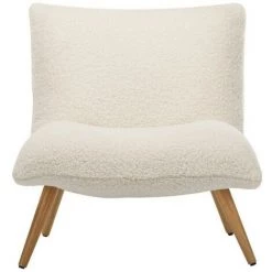 VENTE-UNIQUE.COM Fauteuil En Tissu Sherpa Effet Peau De Mouton PEPITA - Blanc - Blanc 10 VENTE-UNIQUE.COM Fauteuil En Tissu Sherpa Effet Peau De Mouton PEPITA - Blanc - Blanc -Pas Cher Fauteuil Magasin 55884863 4
