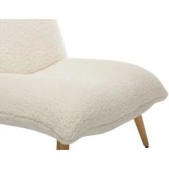 VENTE-UNIQUE.COM Fauteuil En Tissu Sherpa Effet Peau De Mouton PEPITA - Blanc - Blanc 11 VENTE-UNIQUE.COM Fauteuil En Tissu Sherpa Effet Peau De Mouton PEPITA - Blanc - Blanc -Pas Cher Fauteuil Magasin 55884863 5