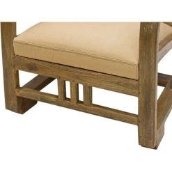 VENTE-UNIQUE.COM Fauteuil Vintage En Tissu TRAVEL - Beige - Beige -Pas Cher Fauteuil Magasin 55884981 3