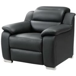 VENTE-UNIQUE.COM Fauteuil Relax électrique En Cuir ARENA III - Noir - Noir 9 VENTE-UNIQUE.COM Fauteuil Relax électrique En Cuir ARENA III - Noir - Noir -Pas Cher Fauteuil Magasin 55885025 4