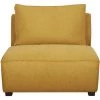 MILIBOO Chauffeuse Design En Tissu Jaune Cumin PLURIEL - Jaune -Pas Cher Fauteuil Magasin 55887808 1