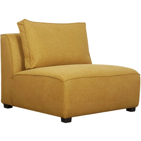 MILIBOO Chauffeuse Design En Tissu Jaune Cumin PLURIEL - Jaune 4 MILIBOO Chauffeuse Design En Tissu Jaune Cumin PLURIEL - Jaune – Image 2