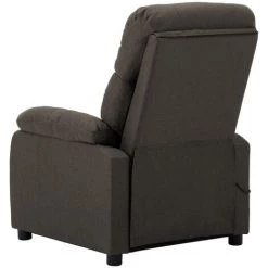 INLIFE Fauteuil De Massage Taupe Tissu -Pas Cher Fauteuil Magasin 56254463 4