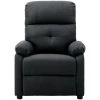 INLIFE Fauteuil De Massage Gris Foncé Tissu -Pas Cher Fauteuil Magasin 56254547 1