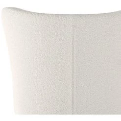 RENDEZ VOUS DéCO Fauteuil Blanc June Effet Laine Bouclette - Blanc -Pas Cher Fauteuil Magasin 56364624 4