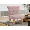 VENTE-UNIQUE.COM Fauteuil Crapaud Pour Enfant En Tissu AROLD - Rose - Rose Poudré -Pas Cher Fauteuil Magasin 56409843 1