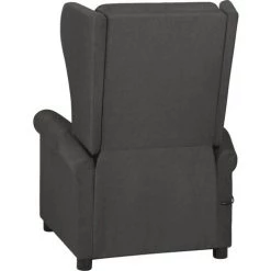 YOUTHUP Fauteuil Inclinable De Massage électrique Gris Foncé Tissu - Gris 11 YOUTHUP Fauteuil Inclinable De Massage électrique Gris Foncé Tissu - Gris -Pas Cher Fauteuil Magasin 56549944 5