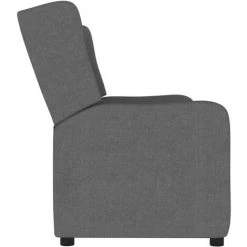Fauteuil Inclinable à 3 Places Tissu Gris Clair VidaXL 10 Fauteuil Inclinable à 3 Places Tissu Gris Clair VidaXL -Pas Cher Fauteuil Magasin 56560440 4