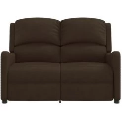 VidaXL Fauteuil De Massage Inclinable 2 Places Similicuir Brillant Marron - Brun 9 VidaXL Fauteuil De Massage Inclinable 2 Places Similicuir Brillant Marron - Brun -Pas Cher Fauteuil Magasin 56560613 3