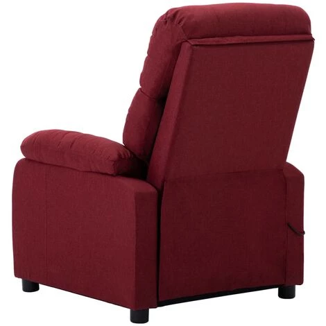 Topdeal Fauteuil De Massage Rouge Bordeaux Tissu FF289675_FR 7 Topdeal Fauteuil De Massage Rouge Bordeaux Tissu FF289675_FR – Image 5