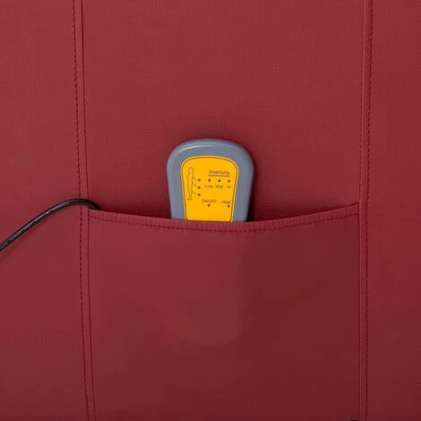 Topdeal Fauteuil De Massage Inclinable Rouge Bordeaux Similicuir FF289693_FR 4 Topdeal Fauteuil De Massage Inclinable Rouge Bordeaux Similicuir FF289693_FR – Image 2