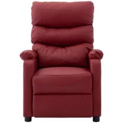Topdeal Fauteuil De Massage Inclinable Rouge Bordeaux Similicuir FF289693_FR 9 Topdeal Fauteuil De Massage Inclinable Rouge Bordeaux Similicuir FF289693_FR -Pas Cher Fauteuil Magasin 56578683 3