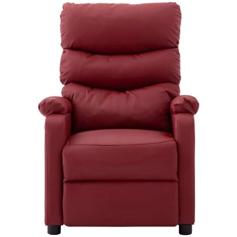 Topdeal Fauteuil De Massage Inclinable Rouge Bordeaux Similicuir FF289693_FR 5 Topdeal Fauteuil De Massage Inclinable Rouge Bordeaux Similicuir FF289693_FR – Image 3