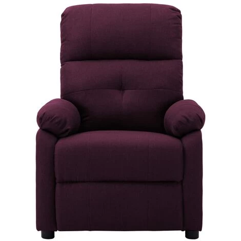 Topdeal Fauteuil De Massage Violet Tissu FF289679_FR 5 Topdeal Fauteuil De Massage Violet Tissu FF289679_FR – Image 3