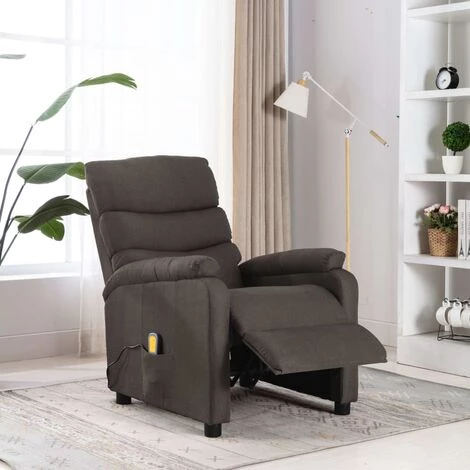 Topdeal Fauteuil Inclinable De Massage Taupe Tissu FF321234_FR 3 Topdeal Fauteuil Inclinable De Massage Taupe Tissu FF321234_FR