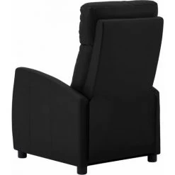 Topdeal Fauteuil Inclinable Noir Similicuir FF289716_FR -Pas Cher Fauteuil Magasin 56579133 4