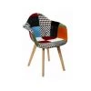 Fauteuils The Home Deco Factory PATCHWORK X4 Multicolore -Pas Cher Fauteuil Magasin 56649906 1