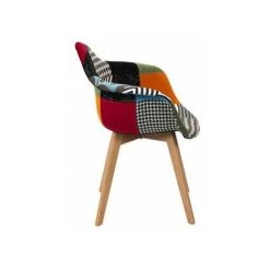 Fauteuils The Home Deco Factory PATCHWORK X4 Multicolore -Pas Cher Fauteuil Magasin 56649906 2