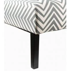 Paris Prix - Fauteuil Imprimé Design "belt" 83cm Gris 10 Paris Prix - Fauteuil Imprimé Design "belt" 83cm Gris -Pas Cher Fauteuil Magasin 57075412 4