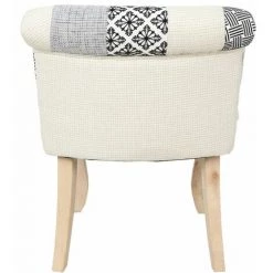 Paris Prix - Fauteuil Patchwork Design "eleonor" 68cm Gris 10 Paris Prix - Fauteuil Patchwork Design "eleonor" 68cm Gris -Pas Cher Fauteuil Magasin 57077161 4