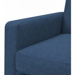 NOVA Détendez Le Fauteuil Avec Accoudoirs En Acier Et Chaise En Tissu Salon Diverses Couleurs Fauteuil Bleu Acier Et Tissu Couleur : Bleu -Pas Cher Fauteuil Magasin 57092226 5