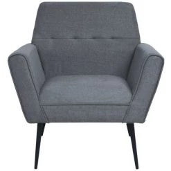 NOVA Canapé De Salon En Fauteuil Fauteuil Gris Clair Acier Et Tissu Couleur : Gris Clair 10 NOVA Canapé De Salon En Fauteuil Fauteuil Gris Clair Acier Et Tissu Couleur : Gris Clair -Pas Cher Fauteuil Magasin 57094352 4