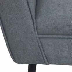 NOVA Canapé De Salon En Fauteuil Fauteuil Gris Clair Acier Et Tissu Couleur : Gris Clair 11 NOVA Canapé De Salon En Fauteuil Fauteuil Gris Clair Acier Et Tissu Couleur : Gris Clair -Pas Cher Fauteuil Magasin 57094352 5