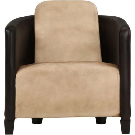 NOVA Fauteuil En Cuir De Chèvre En Cuir Moderne Relaxation En Fauteuil Fauteuil Brun Roux Et Noir Cuir Véritable Couleur : Tanno Et Noir 4 NOVA Fauteuil En Cuir De Chèvre En Cuir Moderne Relaxation En Fauteuil Fauteuil Brun Roux Et Noir Cuir Véritable Couleur : Tanno Et Noir – Image 2