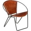 NOVA Détendez-vous Chaise En Réalité En Cuir Moderne En Cuir Moderne Couleurs élégantes Différentes Couleurs Chaise Marron Cuir Véritable Couleur : Marron -Pas Cher Fauteuil Magasin 57095148 1