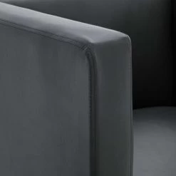NOVA Fauteuil Cube En éco -reatre De Détente élégante Fauteuil Fauteuil Cube Gris Similicuir Couleur : GRIS -Pas Cher Fauteuil Magasin 57095611 4