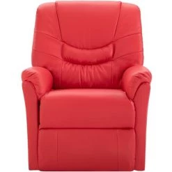 NOVA Chaise Réchangée En écot-chaise De Cuir Relaxable Relaxable Diverses Couleurs Chaise Inclinable Rouge Similicuir Couleur : ROUGE -Pas Cher Fauteuil Magasin 57096794 3