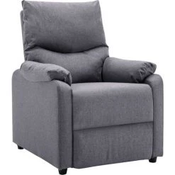 NOVA Fauteuil Pour La Télévision Inclinable En Chaise De Relaxation En Tissu Réglable Diverses Couleurs Fauteuil TV Gris Clair Tissu Couleur : Gris Clair 8 NOVA Fauteuil Pour La Télévision Inclinable En Chaise De Relaxation En Tissu Réglable Diverses Couleurs Fauteuil TV Gris Clair Tissu Couleur : Gris Clair -Pas Cher Fauteuil Magasin 57097557 2