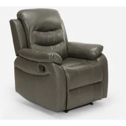 LE ROI DU RELAX Fauteuil Inclinable Relaxant Pour Repose-pieds Salon Personnes âgées Panama Lux | Couleur: Gris -Pas Cher Fauteuil Magasin 57105435 3