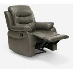 LE ROI DU RELAX Fauteuil Inclinable Relaxant Pour Repose-pieds Salon Personnes âgées Panama Lux | Couleur: Gris -Pas Cher Fauteuil Magasin 57105435 4