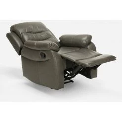 LE ROI DU RELAX Fauteuil Inclinable Relaxant Pour Repose-pieds Salon Personnes âgées Panama Lux | Couleur: Gris -Pas Cher Fauteuil Magasin 57105435 5
