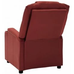NOVA Chaise Relaxable Recluée En écot-piron Avec 2 Couleurs Différentes Fauteuil Inclinable Rouge Bordeaux Similicuir Couleur : Vin Rouge 11 NOVA Chaise Relaxable Recluée En écot-piron Avec 2 Couleurs Différentes Fauteuil Inclinable Rouge Bordeaux Similicuir Couleur : Vin Rouge -Pas Cher Fauteuil Magasin 57223234 5