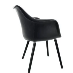 RENDEZ VOUS DéCO Chaise Anssen En Cuir Synthétique Noir - Noir -Pas Cher Fauteuil Magasin 5723194 5
