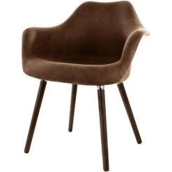 RENDEZ VOUS DéCO Chaise Anssen Marron Vieilli - Marron -Pas Cher Fauteuil Magasin 5723196 4