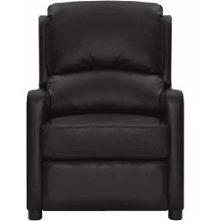 YOUTHUP Fauteuil De Massage Inclinable Noir Similicuir Brillant - Noir -Pas Cher Fauteuil Magasin 57493644 2