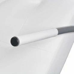 VidaXL Chaise Longue Avec Oreiller Similicuir Blanc - Blanc -Pas Cher Fauteuil Magasin 5756567 4