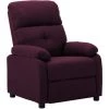 ASUPERMALL Fauteuil Inclinable Violet Tissu