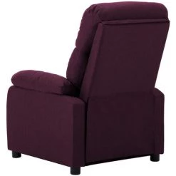 ASUPERMALL Fauteuil Inclinable Violet Tissu -Pas Cher Fauteuil Magasin 57734099 4