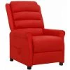 ASUPERMALL Fauteuil Inclinable Rouge Bordeaux Similicuir