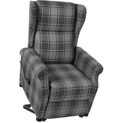 ASUPERMALL Fauteuil Inclinable Gris Tissu